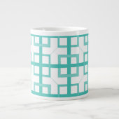 Mug - Interwoven Aqua Carrés (Devant)