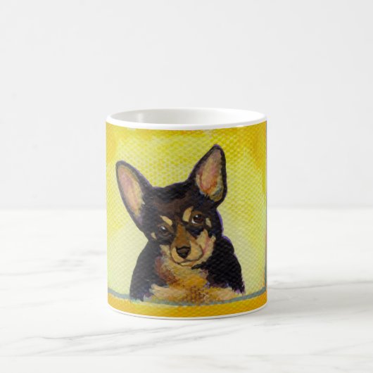 Mug Intitulé : Chiwawa courageux d'amusement de la (Centre)