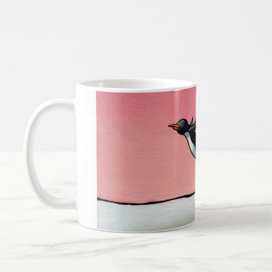 Mug Intitulé : Optimiste éternel - art ambitieux de (Gauche)