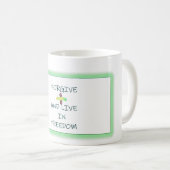 Mug intitulé "Pardonne" (Devant droit)