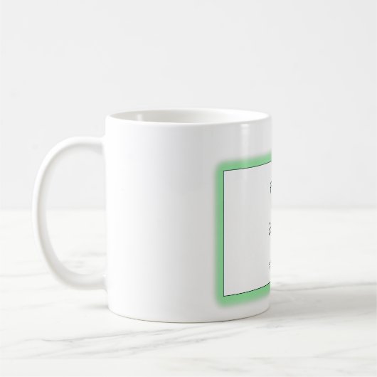 Mug intitulé "Pardonne" (Gauche)