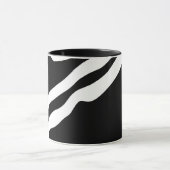 Mug Into Deep : Abstrait noir & blanc (Centre)
