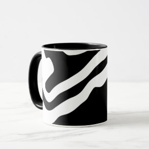 Mug Into Deep : Abstrait noir & blanc