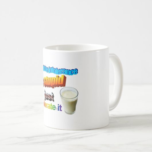 Mug Intolérance au lactose (Devant droit)
