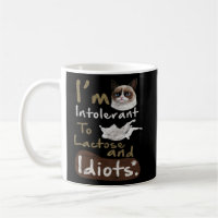 Intolérant au lactose et Idiots Kitten Chat en col