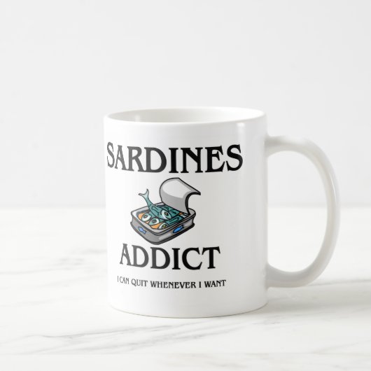 Mug Intoxiqué de sardines (Droite)