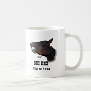 Mug Intoxiqué drôle de cheval