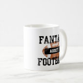 Mug Intoxiqué du football d'imaginaire (Devant droit)