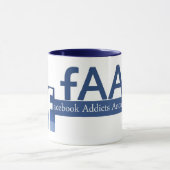 Mug Intoxiqués de Facebook anonymes (Centre)