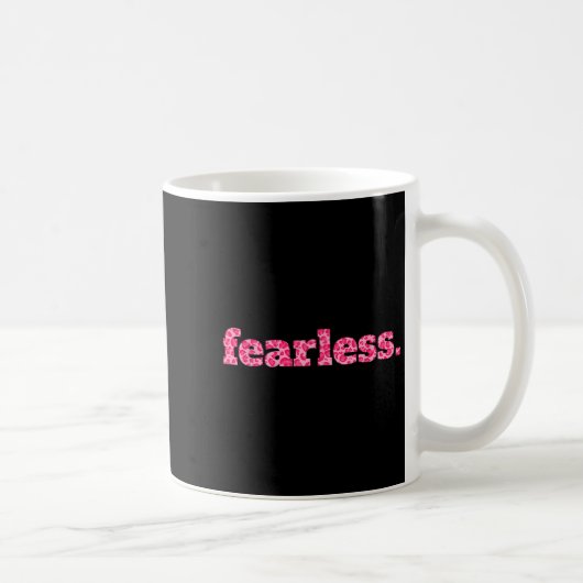 Mug Intrépide - Gras Motivationnel Design Graphique (Droite)