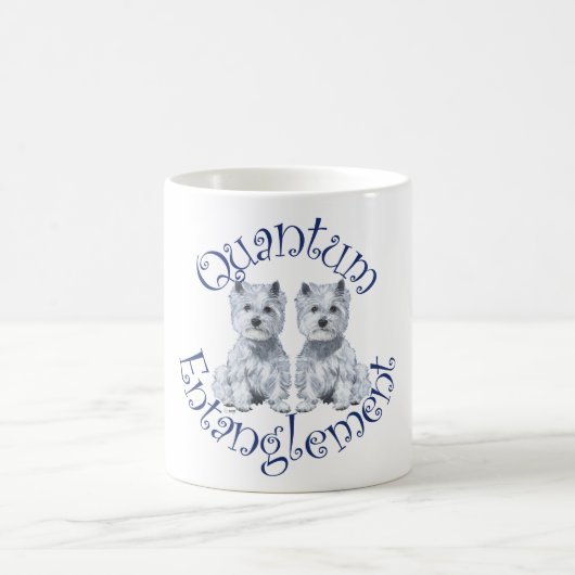 Mug Intrication Quantique de Westies (Centre)
