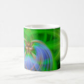 Mug Intricité verte (Devant droit)