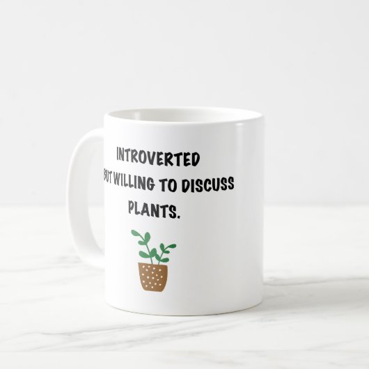 Mug Introduction et plante (Devant gauche)