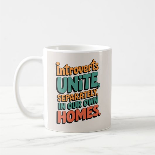 Mug Introduction Unite... Dans Nos Propres Maisons (Gauche)