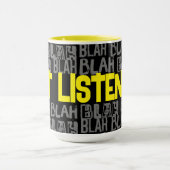 Mug Introduire INTJ anti social pas d'écoute blah blah (Centre)
