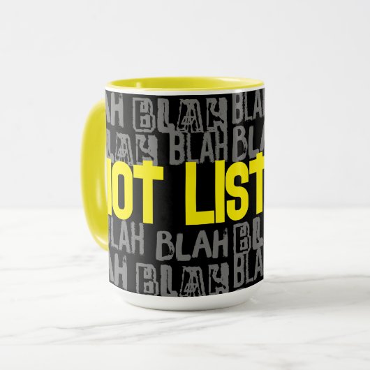Mug Introduire INTJ anti social pas d'écoute blah blah (Devant gauche)