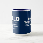 Mug Introduire petit discours anti-social solitaire IN (Centre)