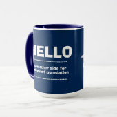 Mug Introduire petit discours anti-social solitaire IN (Devant gauche)