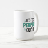 Mug Introvert Coworker Anniversaire Gag cadeau (Devant droit)
