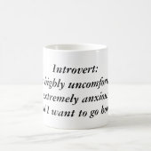 Mug Introvert : Powered by Silence & Caffeine (Centre)