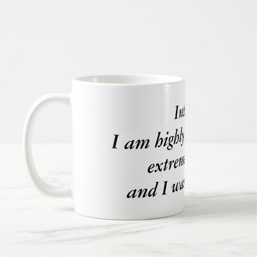 Mug Introvert : Powered by Silence & Caffeine (Gauche)