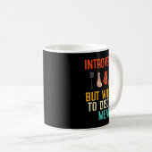 Mug Introverted But Willing Discuss Meat Bbq Barbecue (Devant droit)