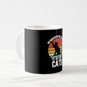 Mug Introverted Mais Prêt À Discuter Des Chats Drôle (Devant gauche)