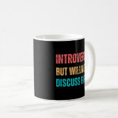 Mug Introverted Mais Prêt À Discuter Des Oiseaux (Devant droit)