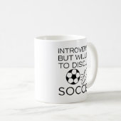Mug Introverted Mais Prêt À Discuter Du Football (Devant droit)