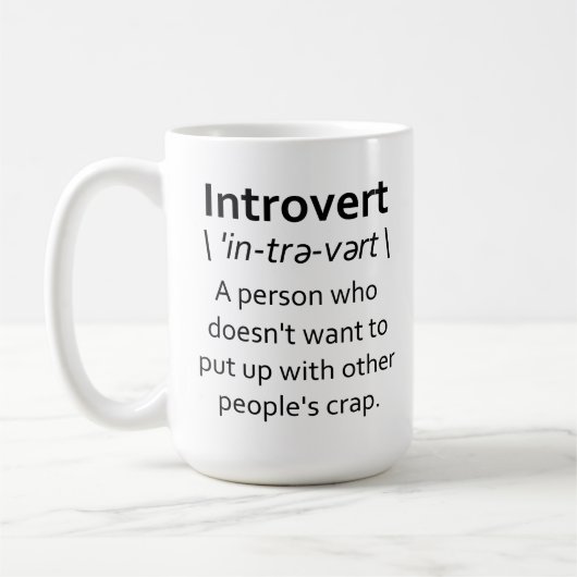 Mug Introverti (Gauche)