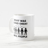 Mug Introverti jusqu'à ce que les gens soient drôles M (Devant gauche)