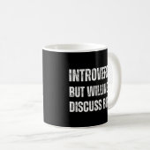 Mug Introverti mais prêt à discuter des oiseaux (Devant droit)