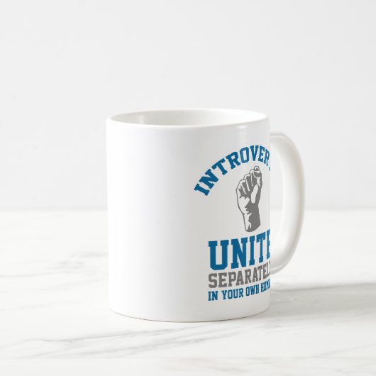 Mug Introverties Unite (Devant droit)