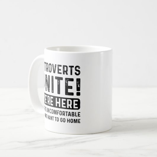 Mug Introverties Unite (Devant gauche)
