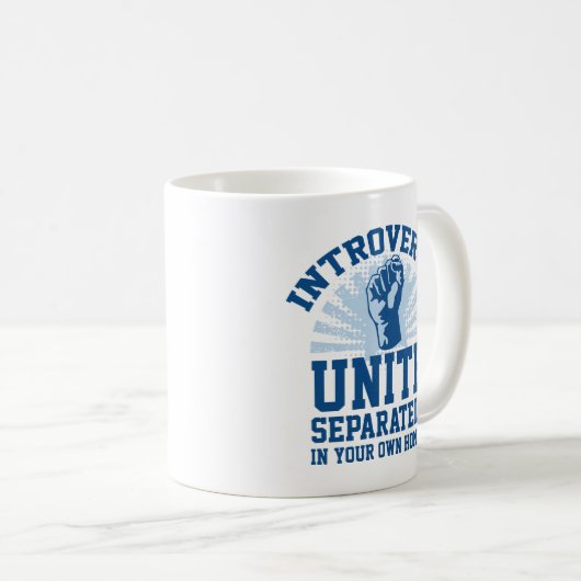 Mug Introverties Unite (Devant droit)