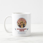 Mug Introvertir la pâte à café | Introverties Unite (Gauche)