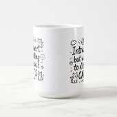 Mug Introvertir mais disposé à discuter des chats (Centre)
