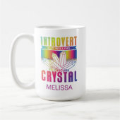 Mug Introvertir mais volonté de discuter de Crystal Cu (Gauche)
