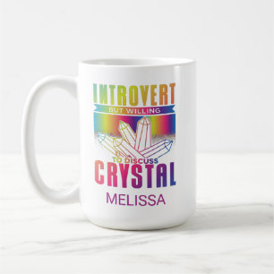 Mug Introvertir mais volonté de discuter de Crystal Cu