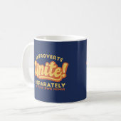 Mug Introverversions Unite Funny Introvertir Quote (Devant gauche)