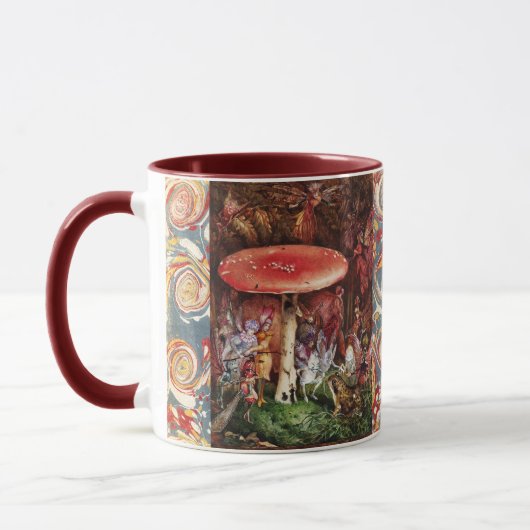 Mug INTRUDER Frog and Fairies Under Red Mushroom Magic (Gauche)