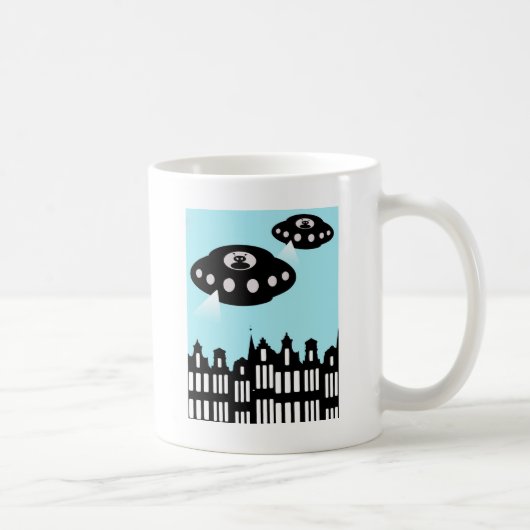 Mug Invasion Alien d'Amsterdam (Droite)