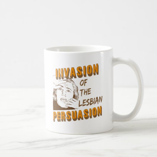 Mug Invasion de la persuasion lesbienne (Droite)