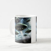 Mug Invasion de soucoupes volantes (Devant gauche)
