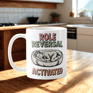 Mug Inversion de Rôle Activée Design Humoristique Hu