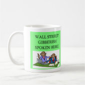 Mug investisseur de marché boursier de Wall Street (Gauche)