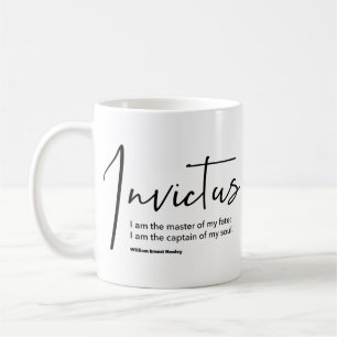 Mug Invictus Poem - Je suis le Maître de mon destin