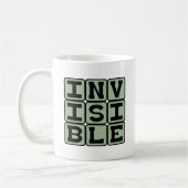 Mug Invisible, Invisible à l'œil nu (Gauche)