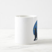 Mug Invitation d'art mystique du loup céleste (Centre)