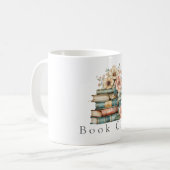 Mug Invitation Floral Book Club (Devant gauche)